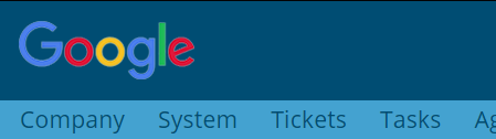 Logo blends into header